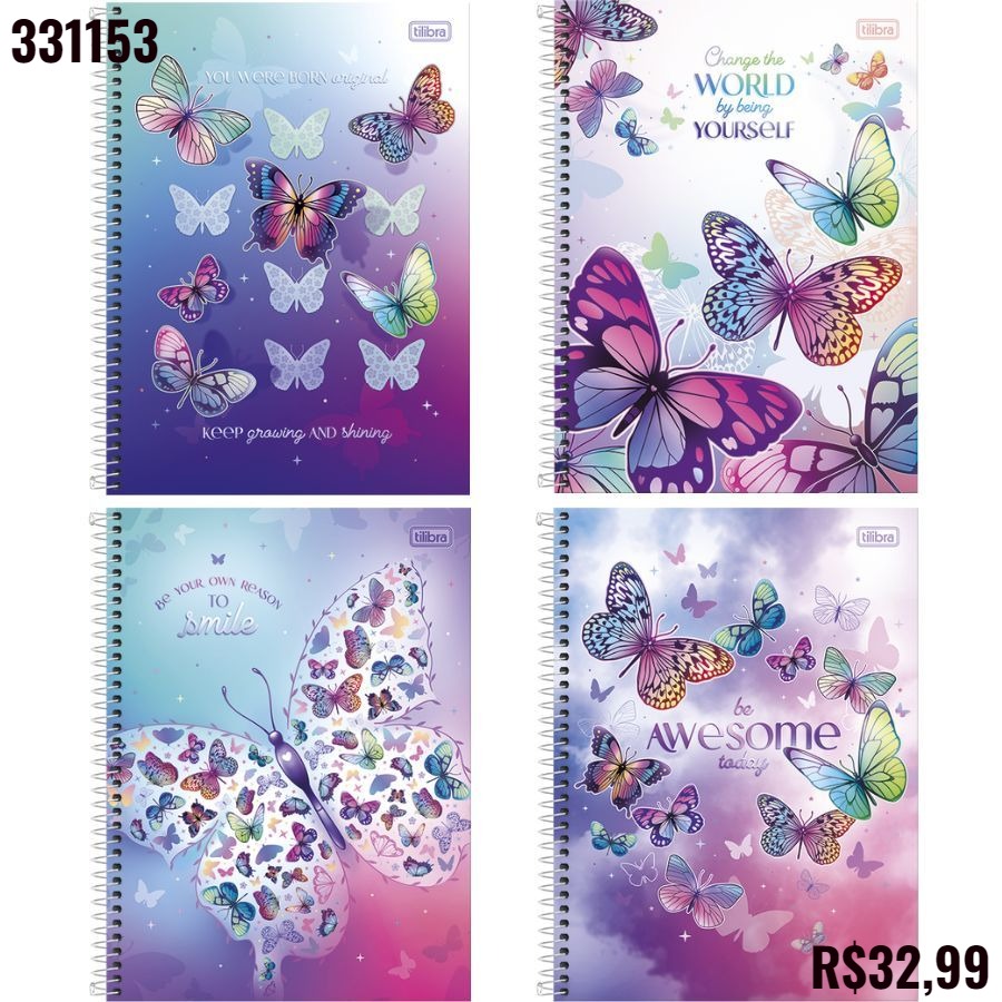 CADERNO TILIBRA DAISY 1 MATERIA